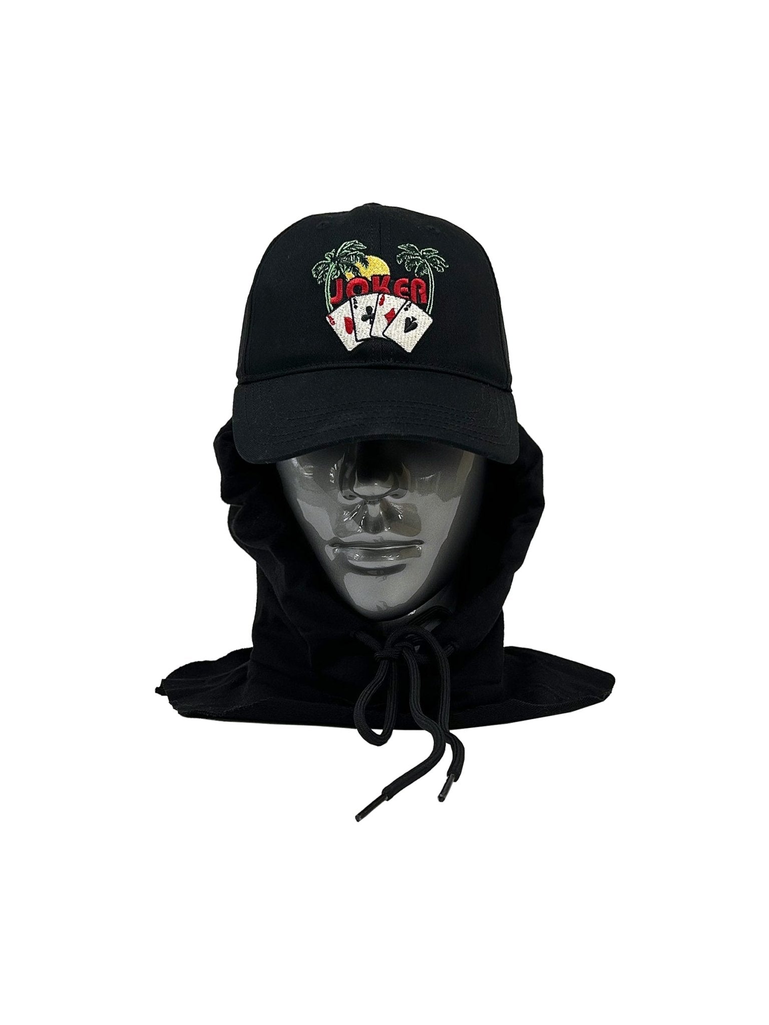 MARTINE ROSE - Hoodie Cap - AW25 - BLACK