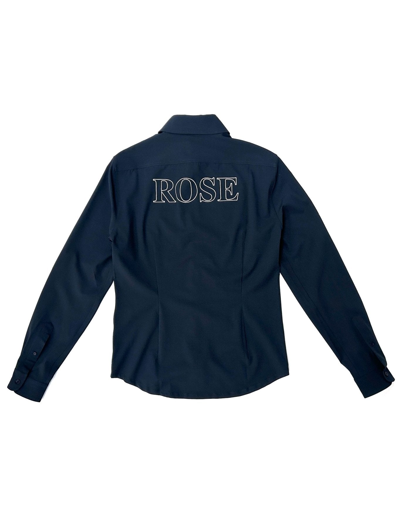 MARTINE ROSE Navy Sleazy Sports Shirt