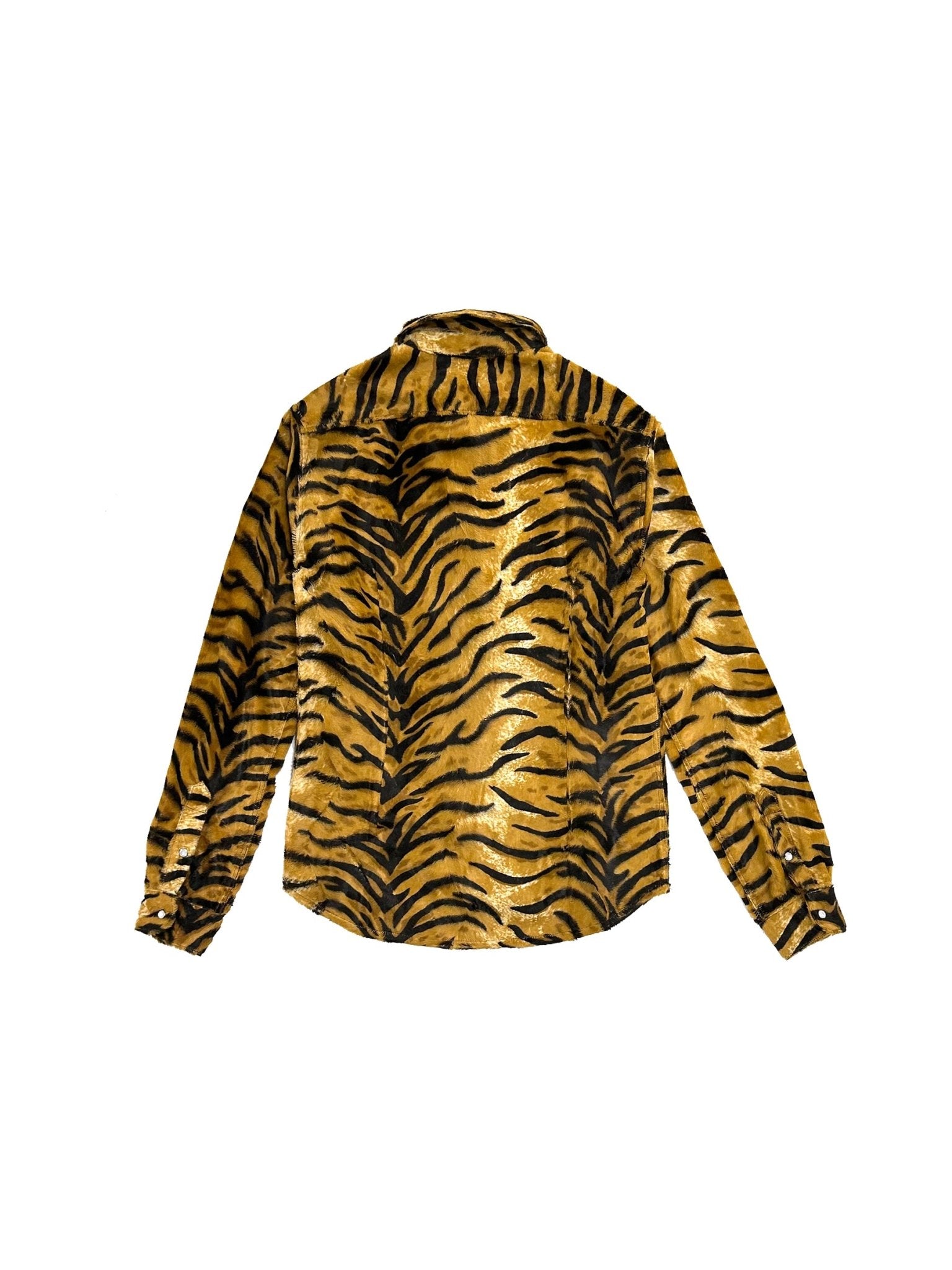 MARTINE ROSE - Slim Fit Shirt - AW25 - BROWN TIGER