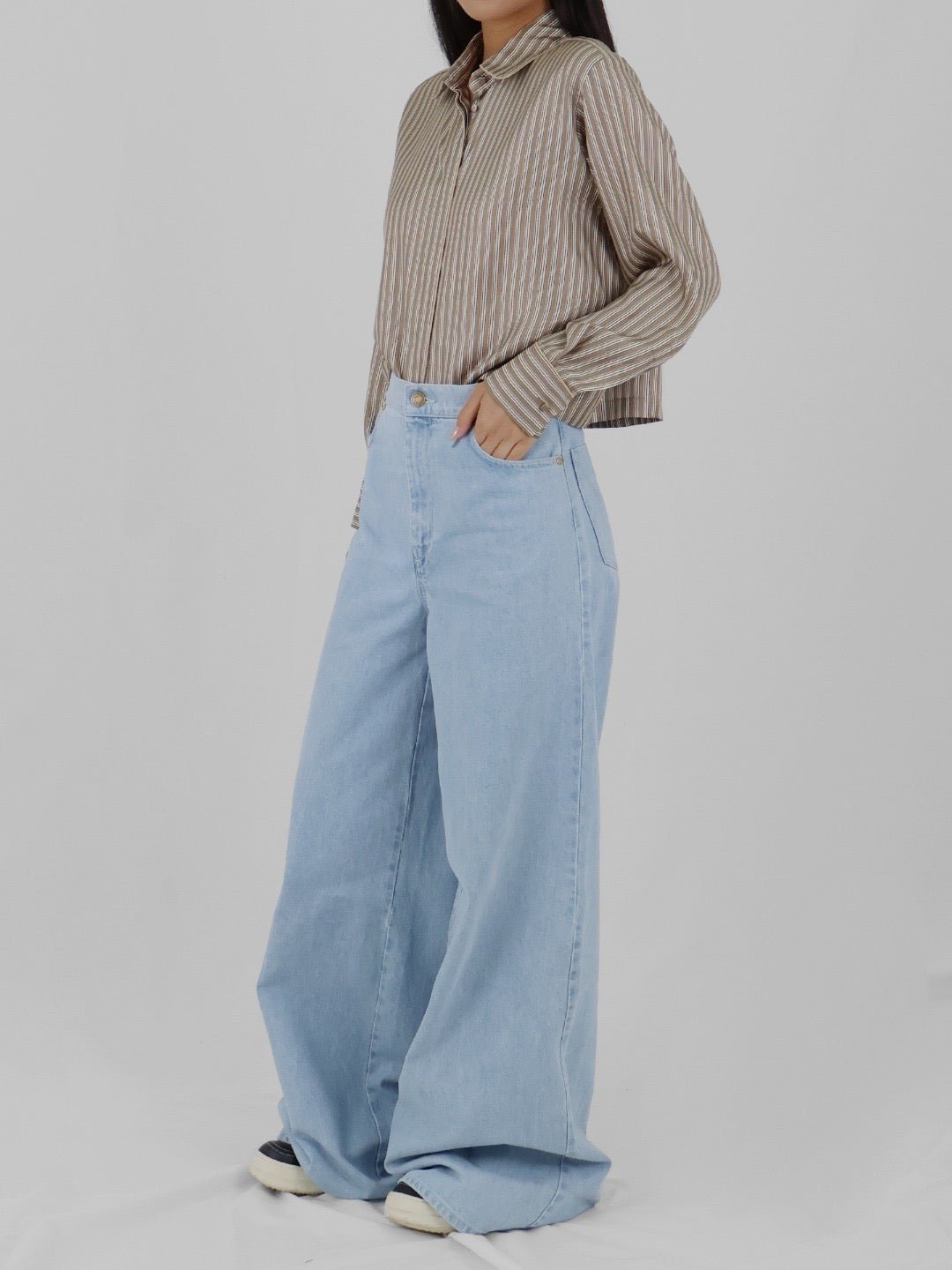 MAXMARA - Affari Denim Trouser - AW25 - LIGHT BLUE