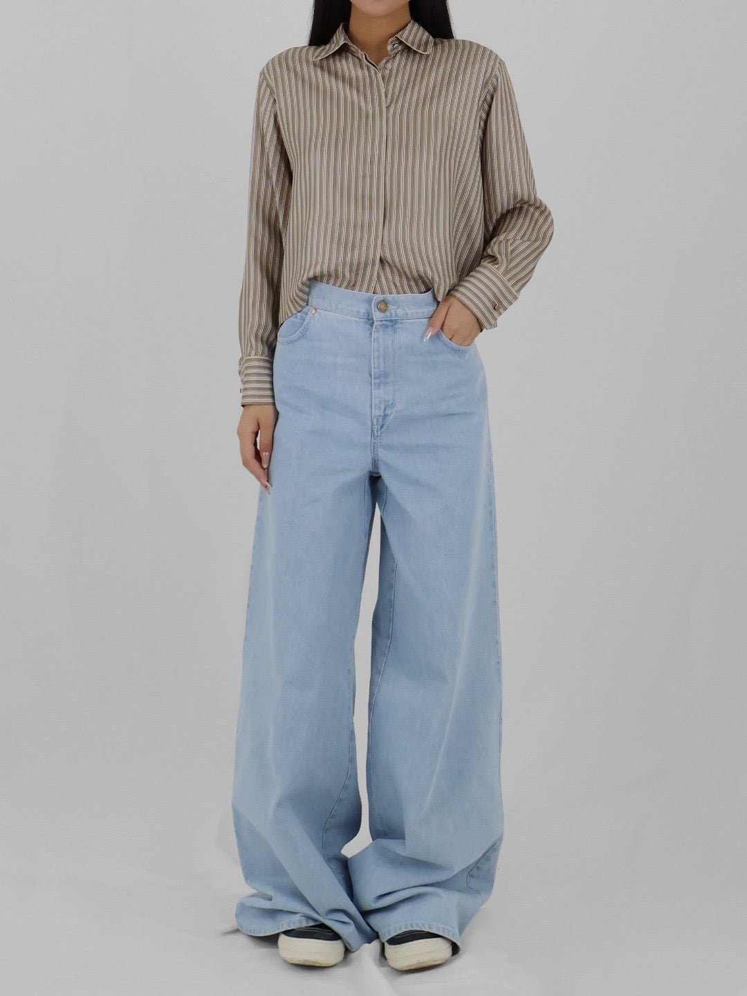 MAXMARA - Affari Denim Trouser - AW25 - LIGHT BLUE
