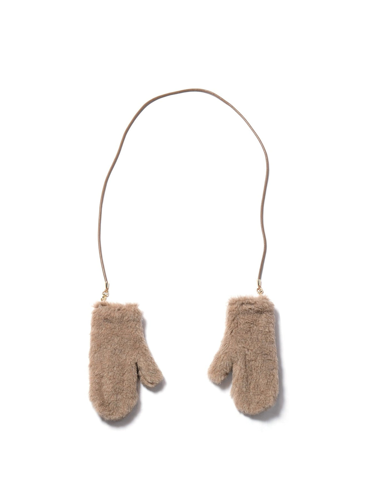 MAXMARA Beige Golden Mxaombrato4 Gloves