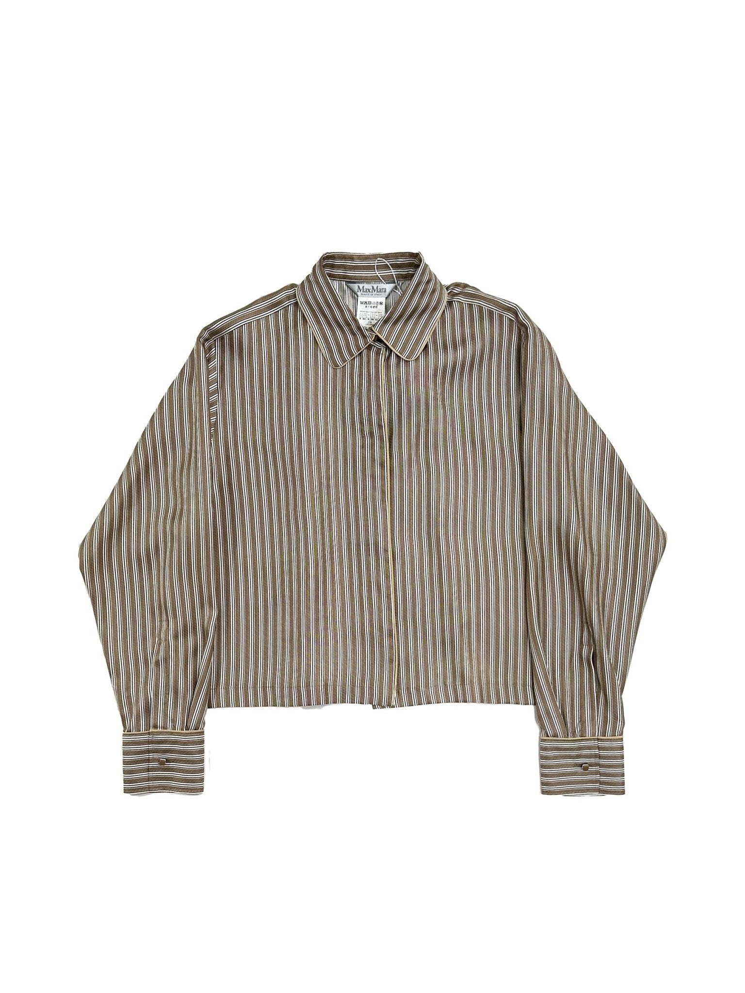 MAXMARA - Brama Shirt - AW25 - HAZELNUT BROWN