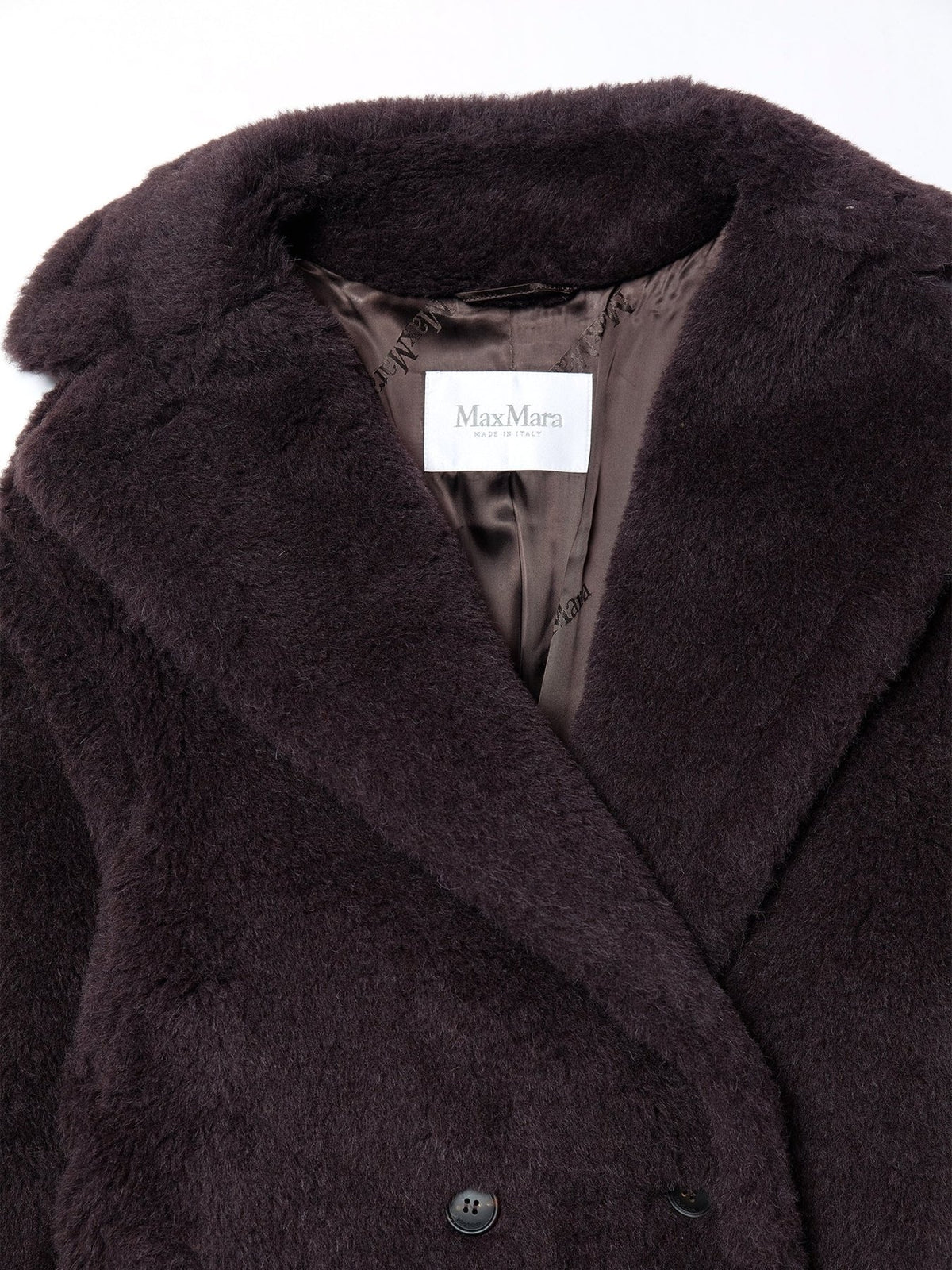 MAXMARA Dark Brown Tedgirl Coat