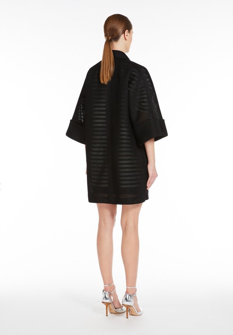 MAXMARA - Diorama Jersey Coat - AW25 - BLACK
