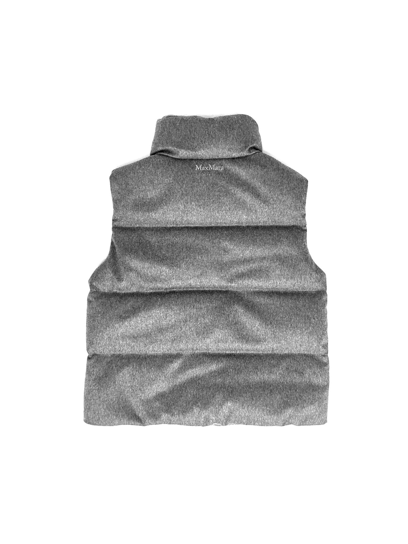 MAXMARA Grey Mtcamoroso Sleeveless Puffer Jacket
