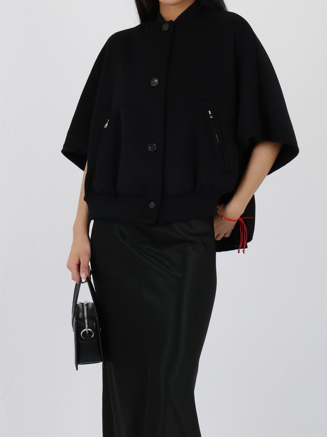MAXMARA - Leticia Cape - AW25 - BLACK