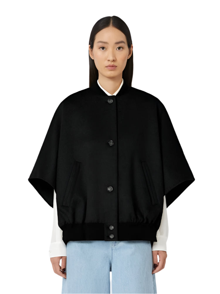 MAXMARA - Leticia Cape - AW25 - BLACK