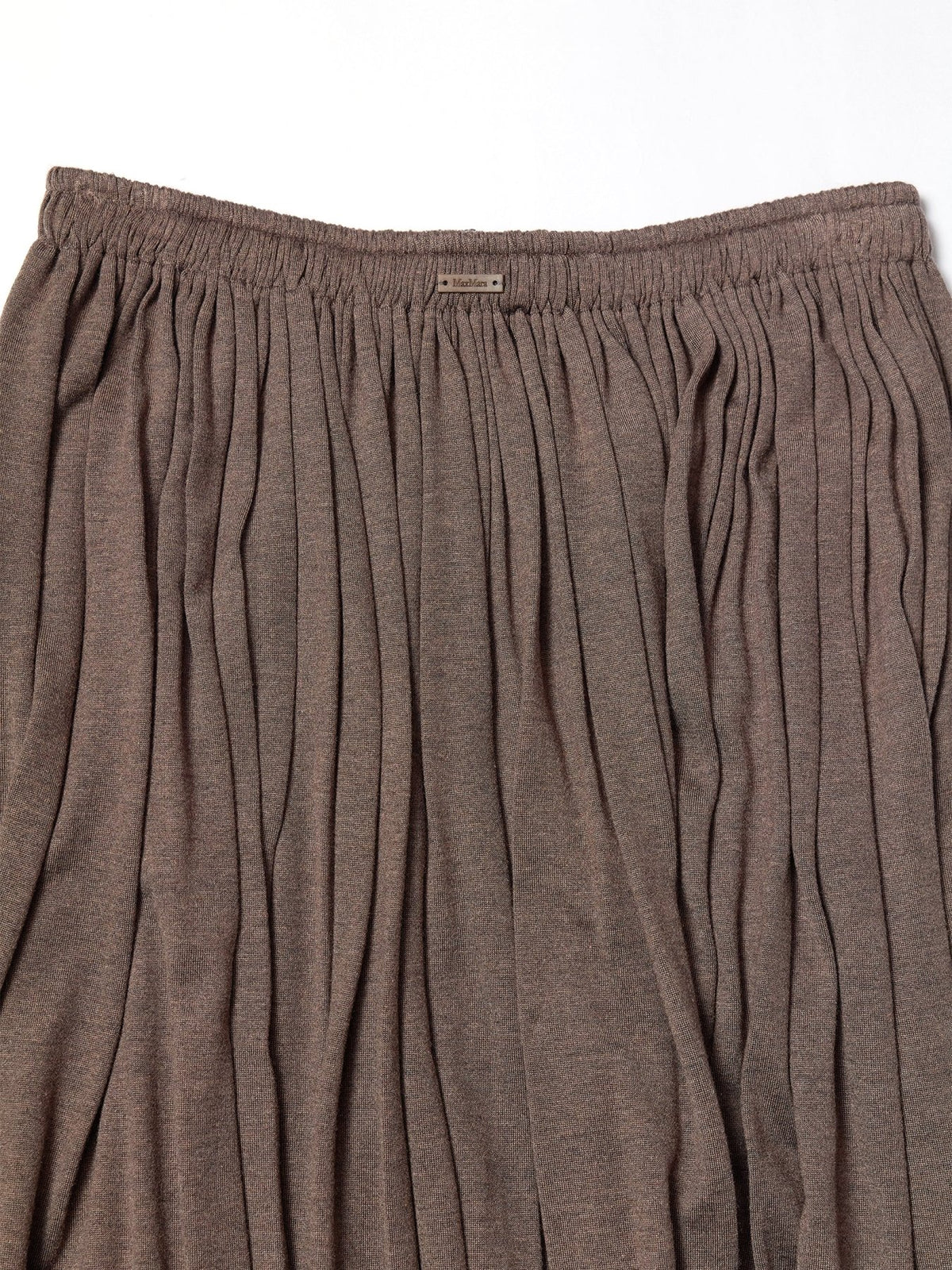 MAXMARA Mud Mxmlivrea Jersey Skirt