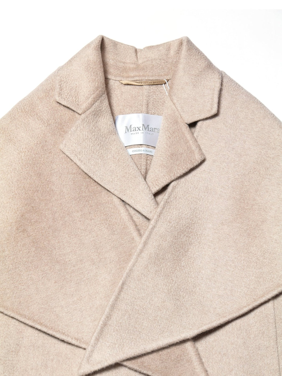MAXMARA Sand Mxmdetto Long-Short Coat+1Piece