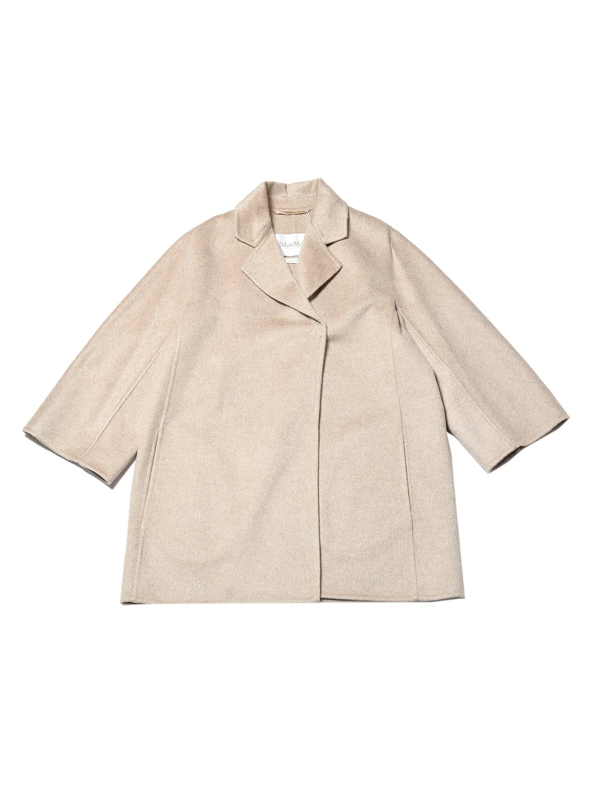 MAXMARA Sand Mxmdetto Long-Short Coat+1Piece