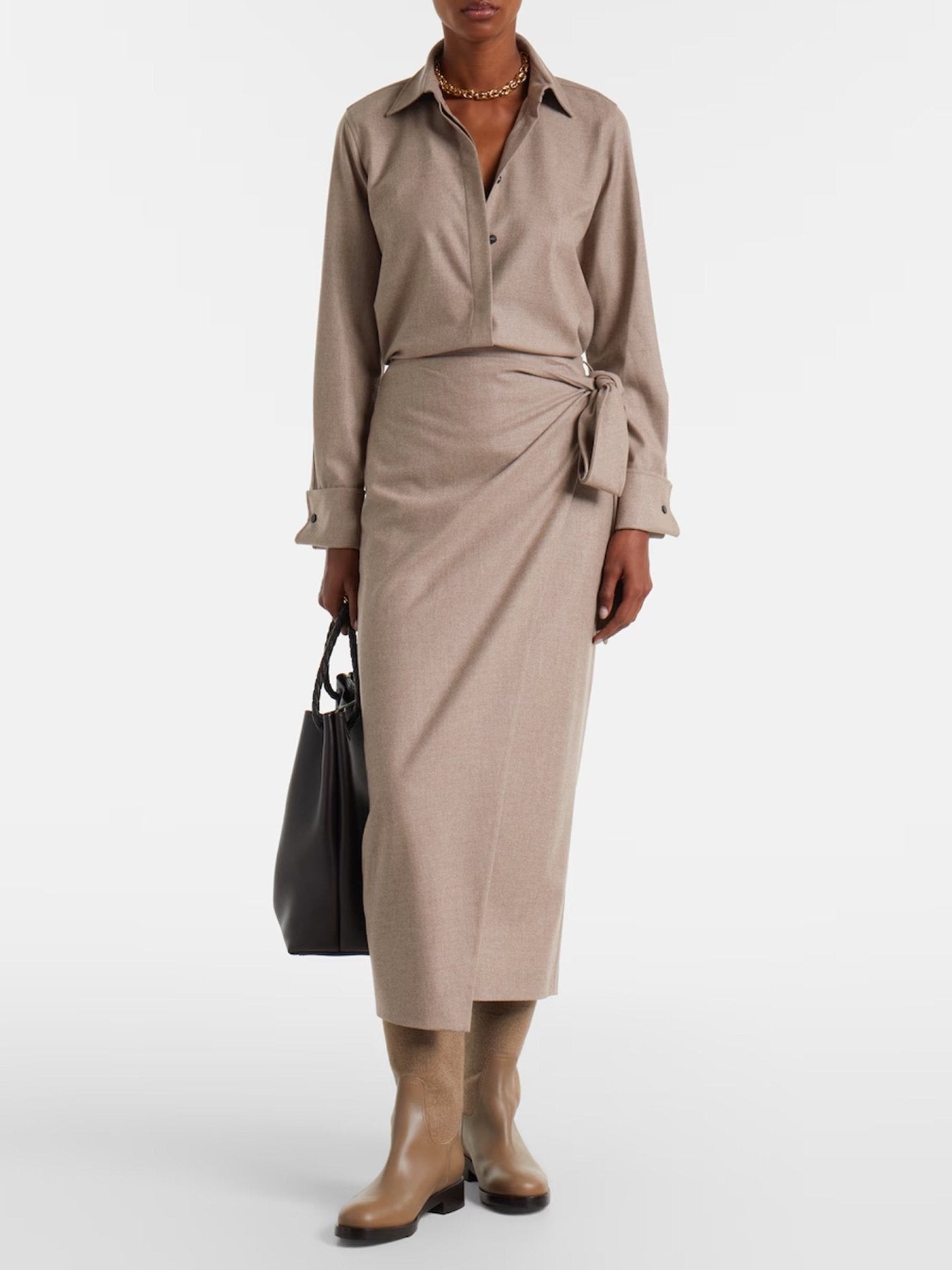 MAXMARA - Tebaide Shirt - AW25 - TURTLEDOVE
