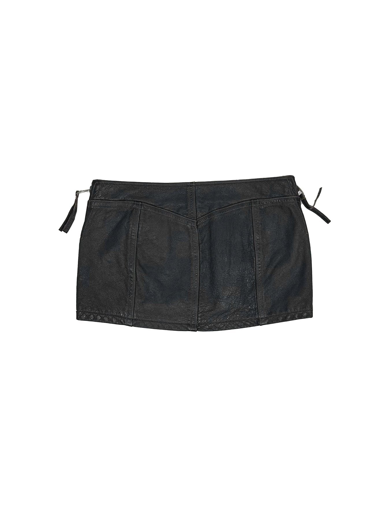 MISS SIXTY x KNWLS Black Leather Skirt