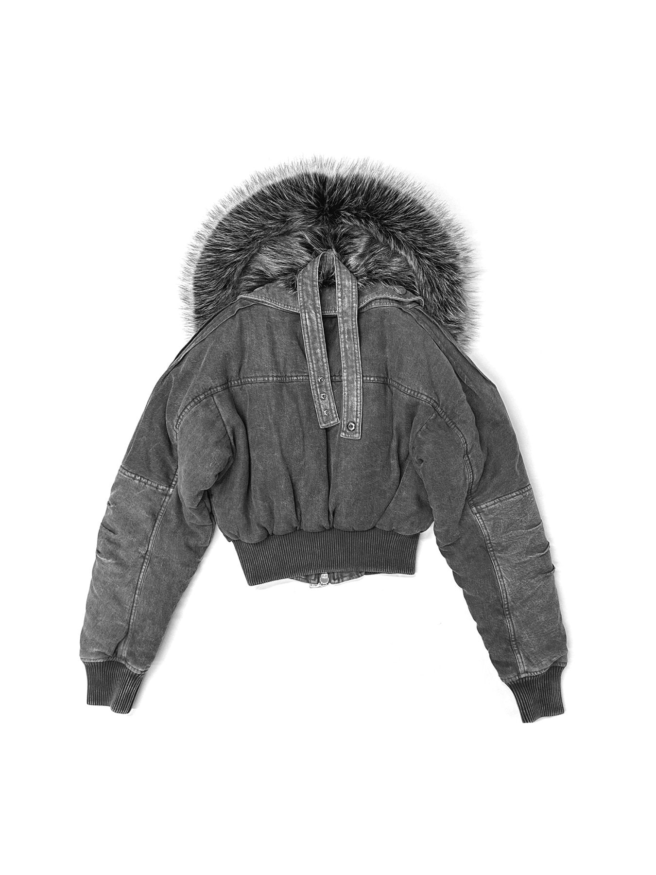 MISS SIXTY x KNWLS Black Tencel Soft Denim Bomber