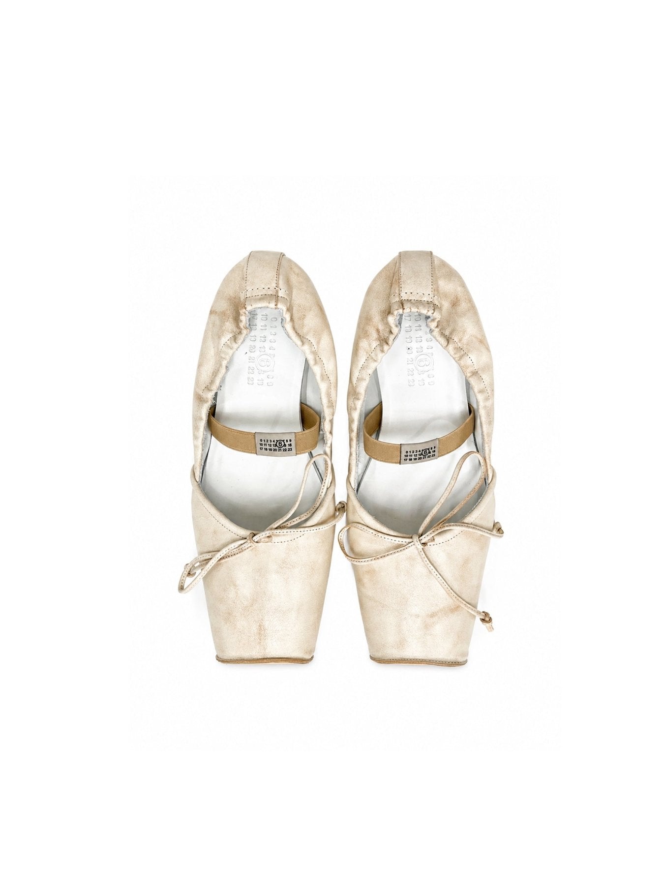 MM6 Beige Ballet Shoe