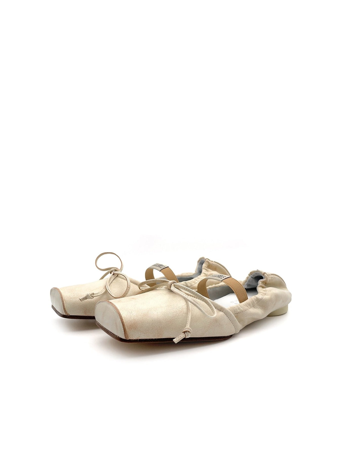 MM6 Beige Ballet Shoe