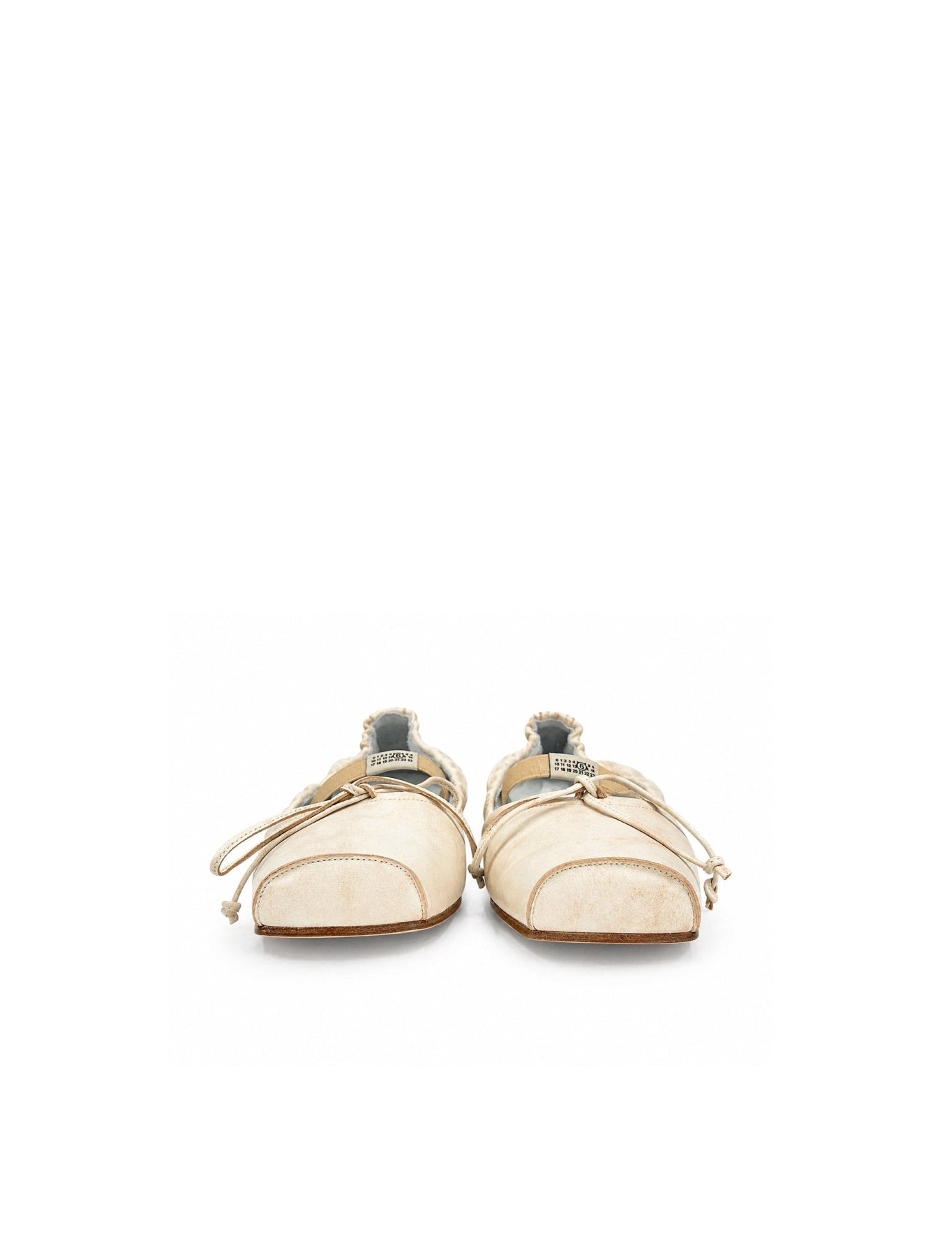 MM6 Beige Ballet Shoe