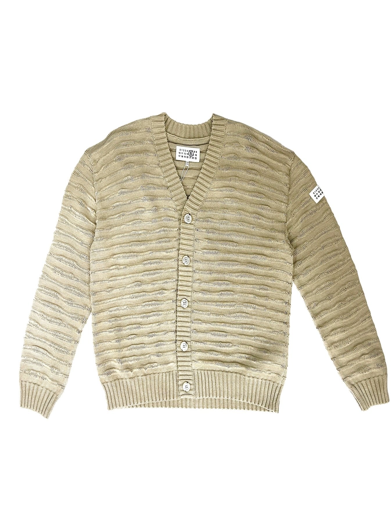MM6 Beige Cardigan