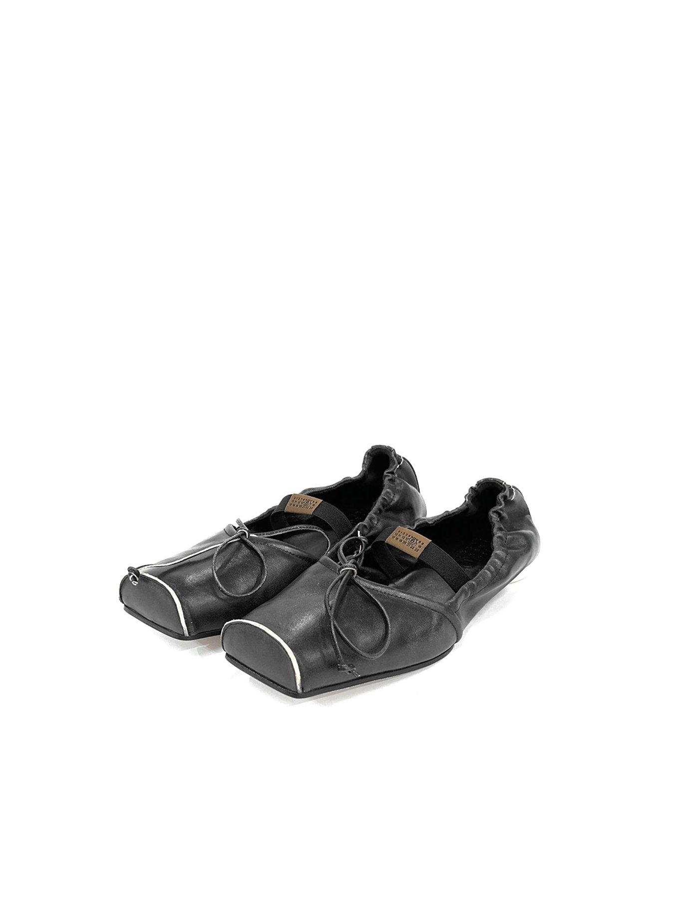 MM6 Black Ballet Shoe