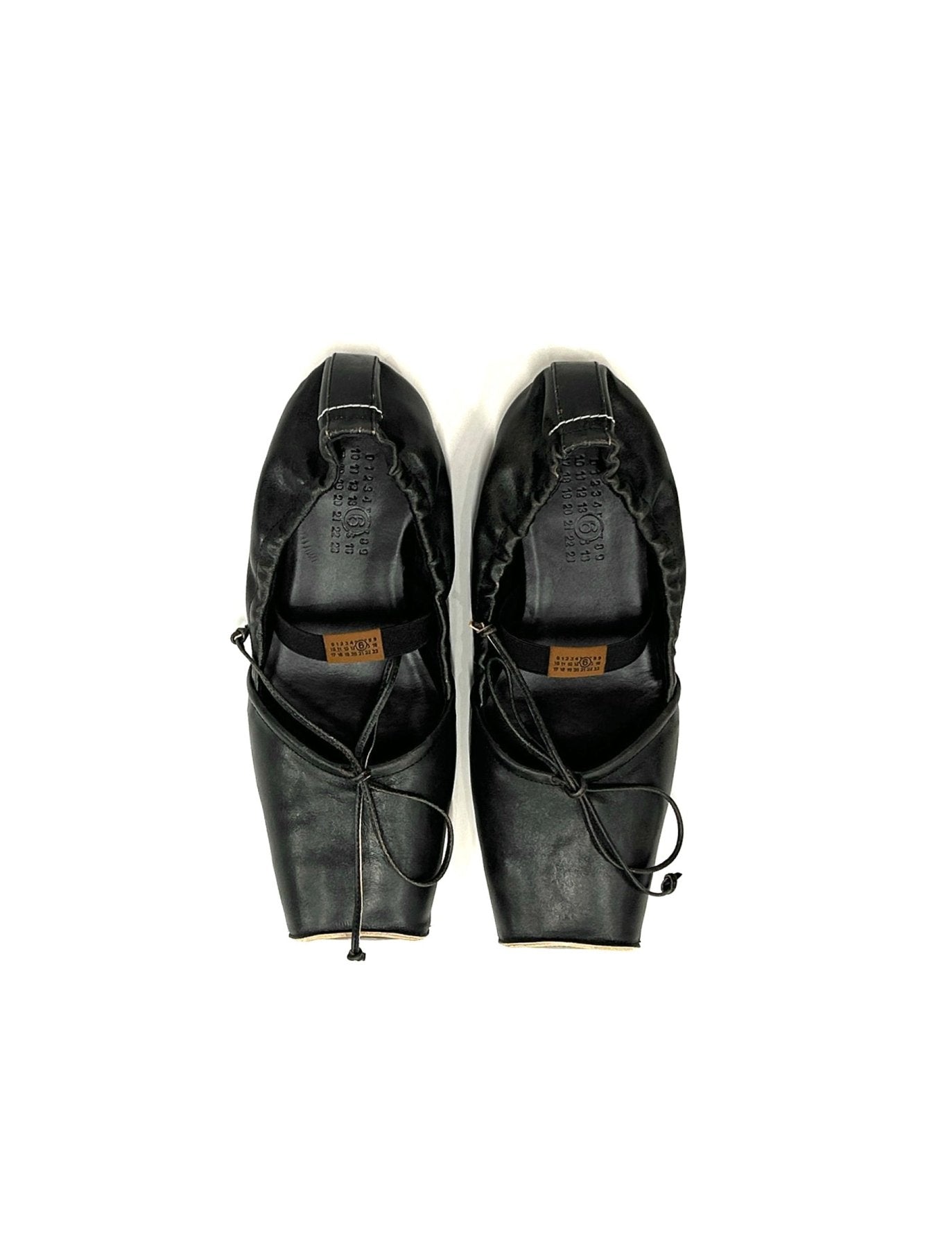 MM6 Black Ballet Shoe