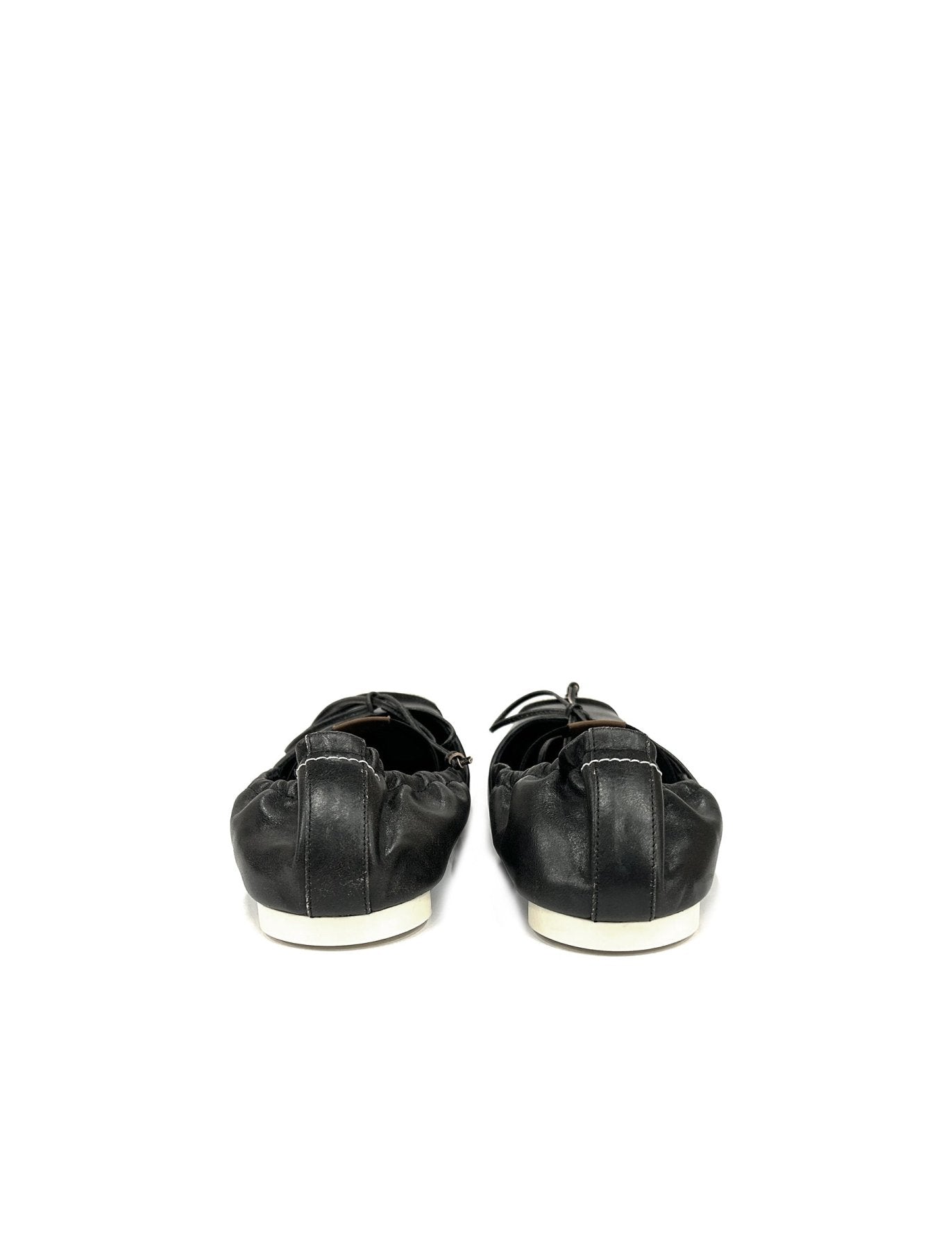 MM6 Black Ballet Shoe