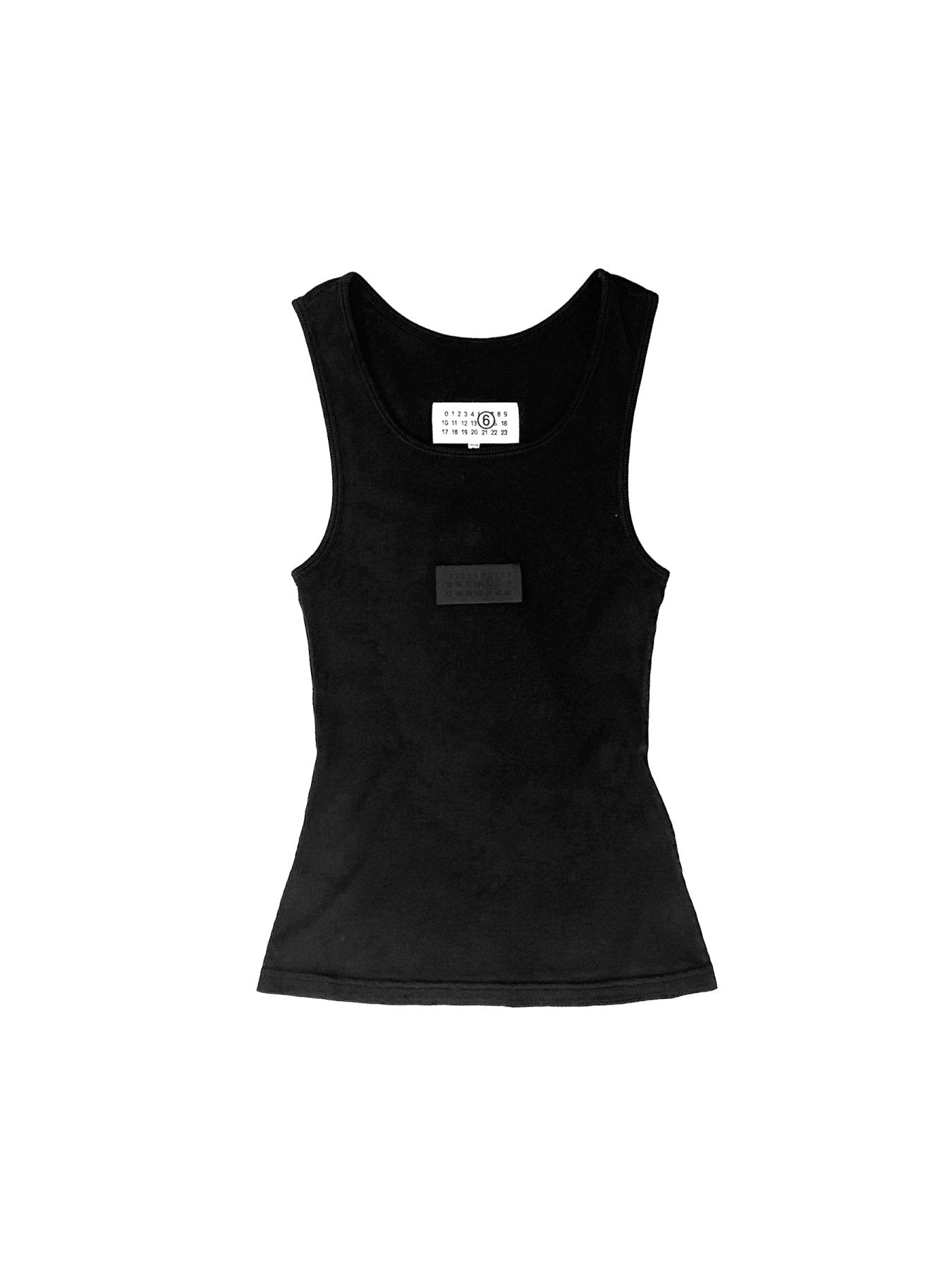 MM6 Black Tank Top
