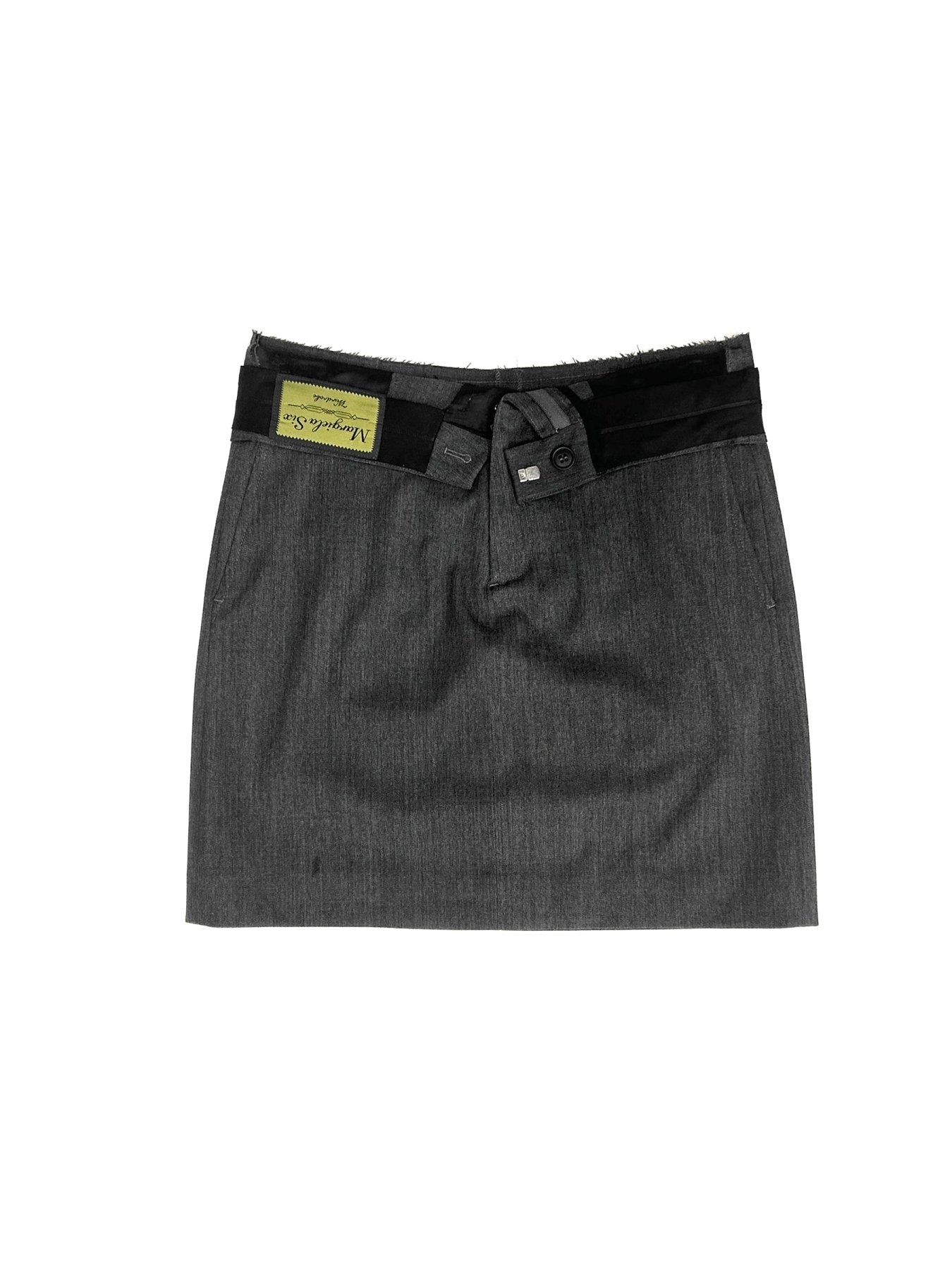 MM6 Grey Mini Skirt