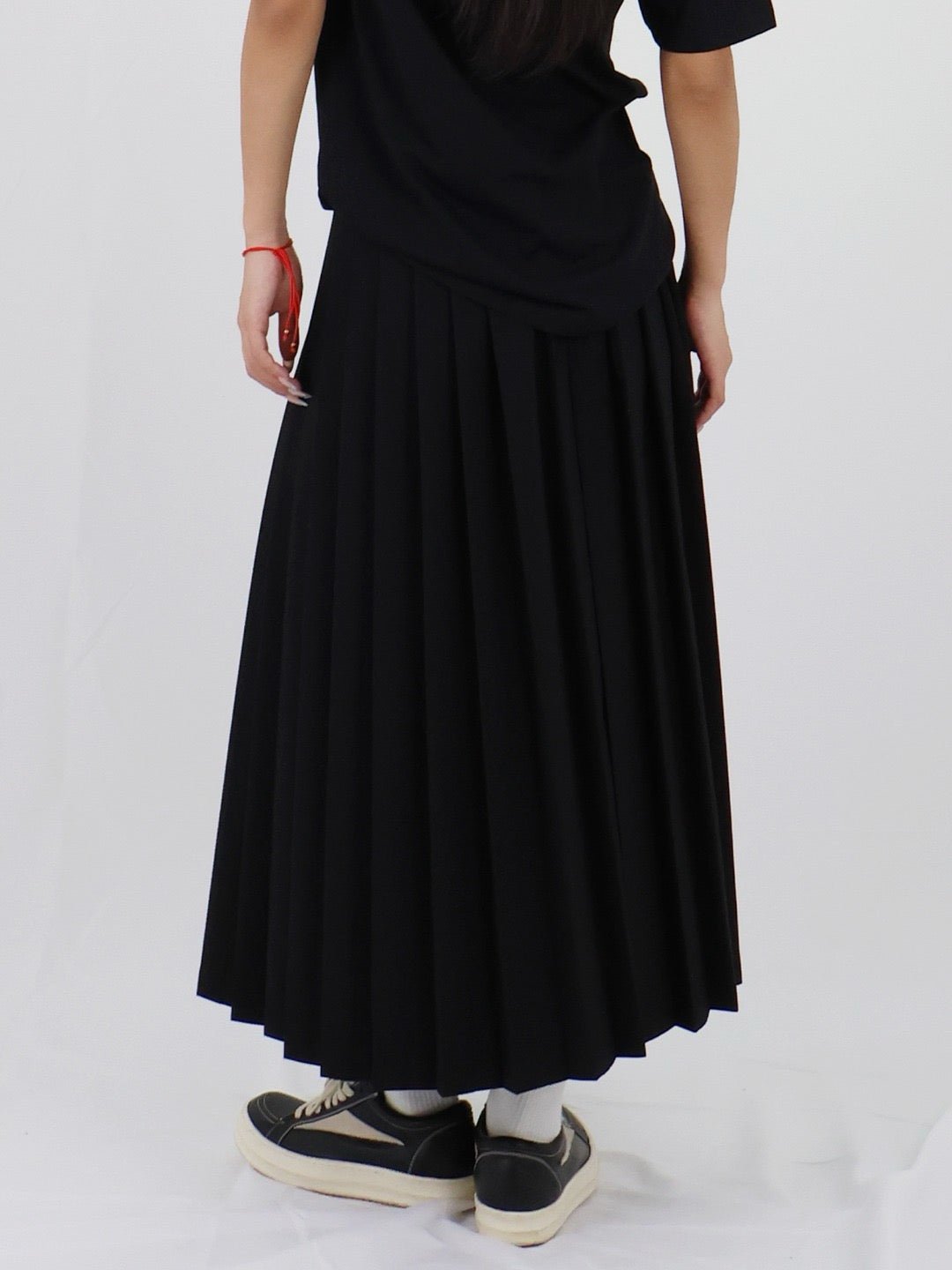 MM6 - Long Skirt - AW25 - Off Black