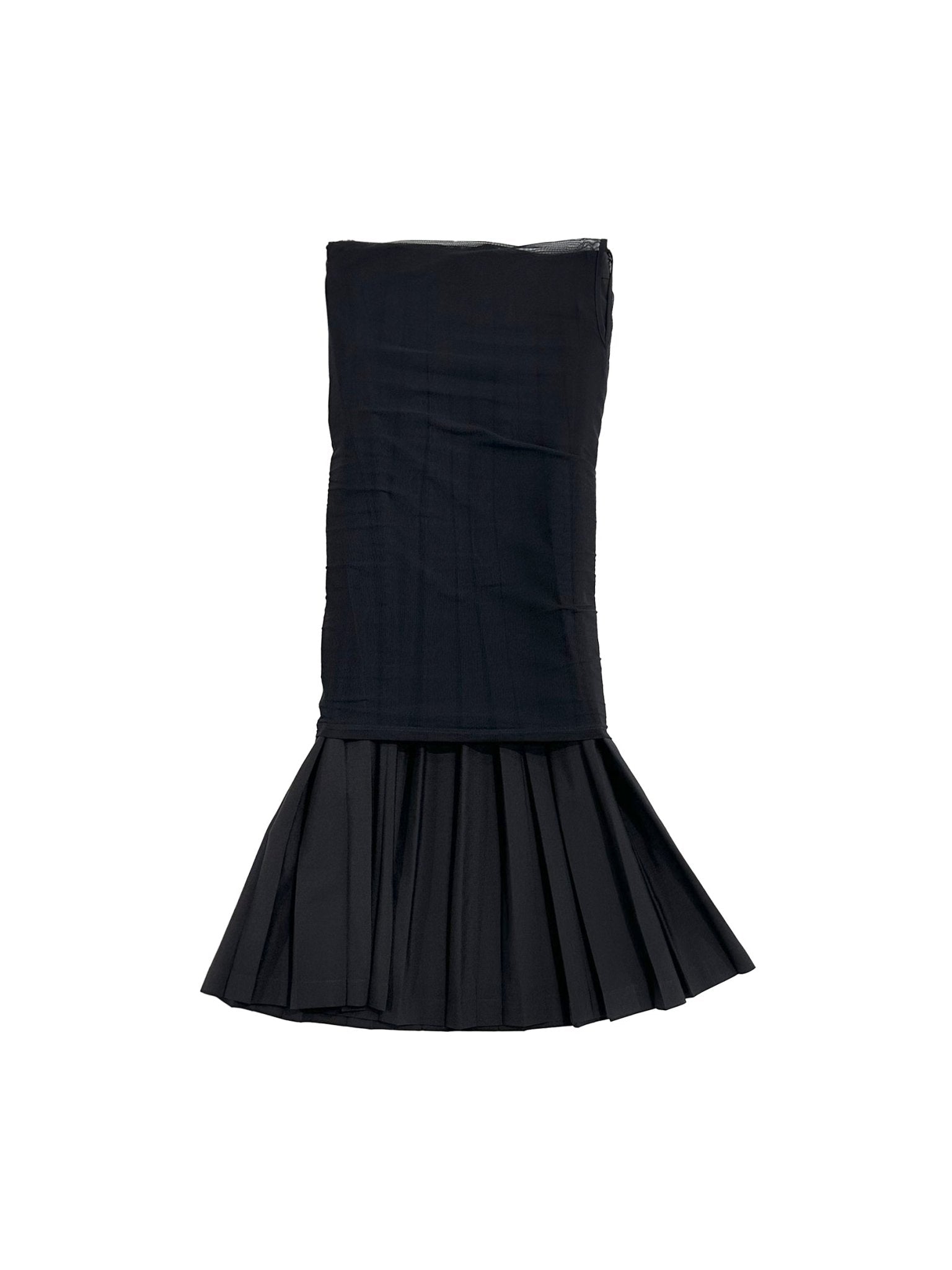 MM6 - Long Skirt - AW25 - Off Black