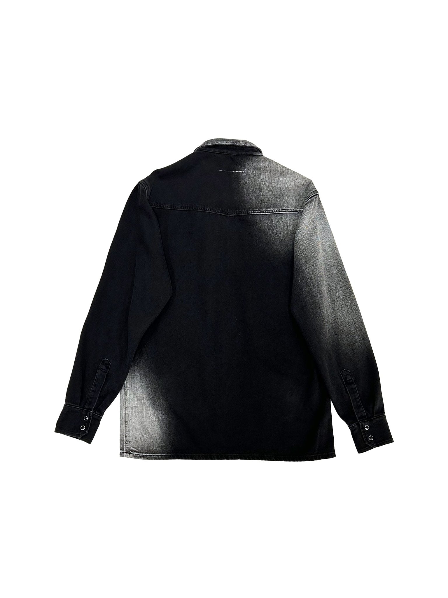 MM6 - Long - Sleeve Shirt - AW25 - Black
