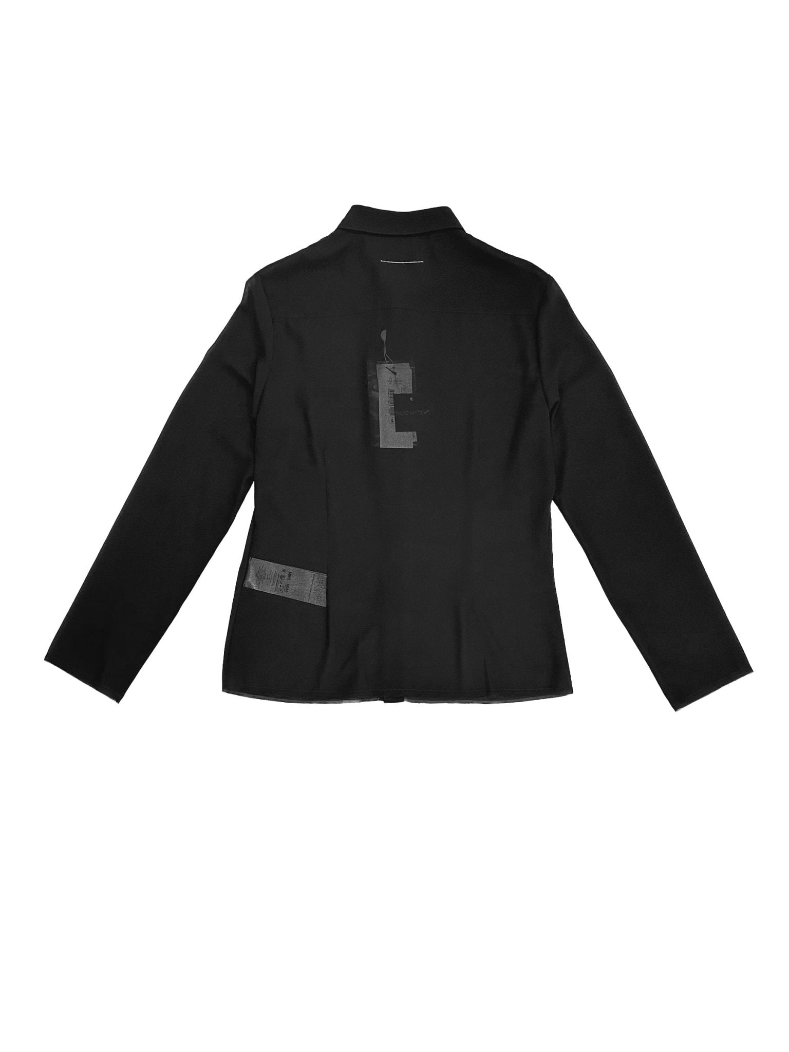 MM6 - Long - Sleeved Shirt - AW25 - Black