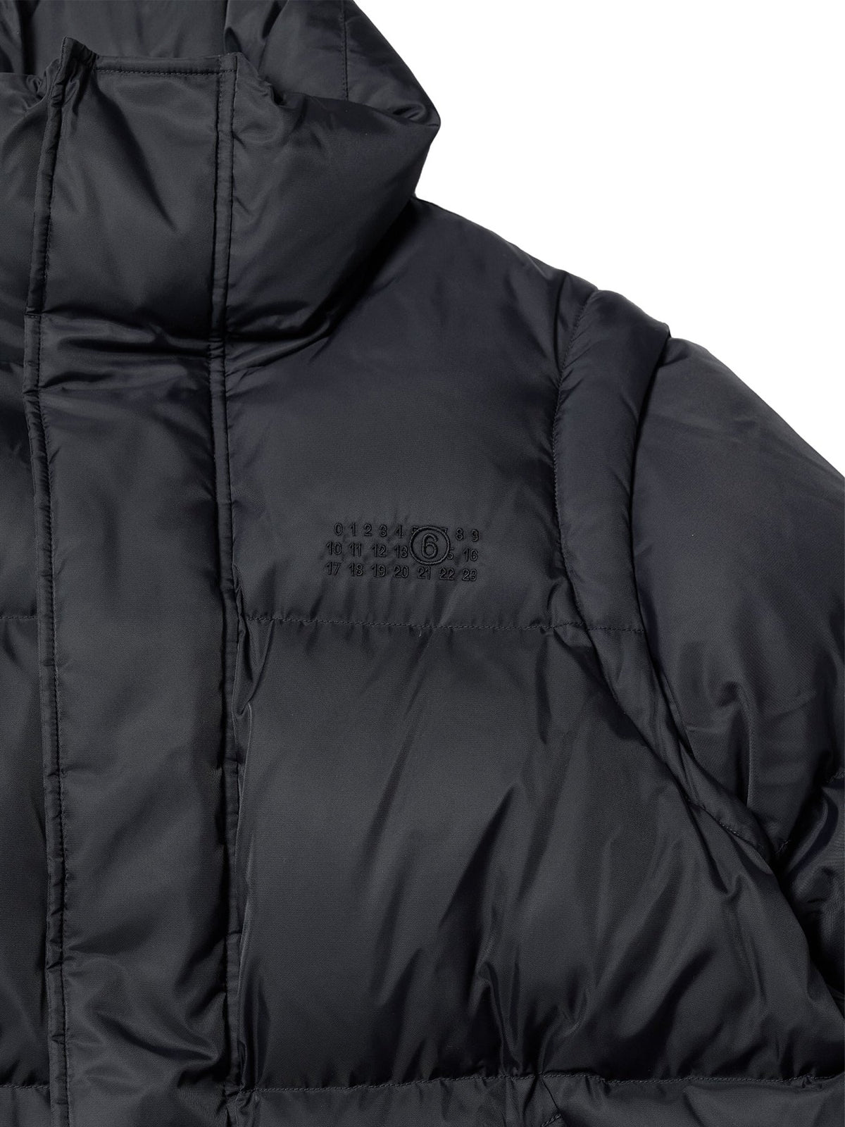 MM6 Maison Margiela Black Down Puffer
