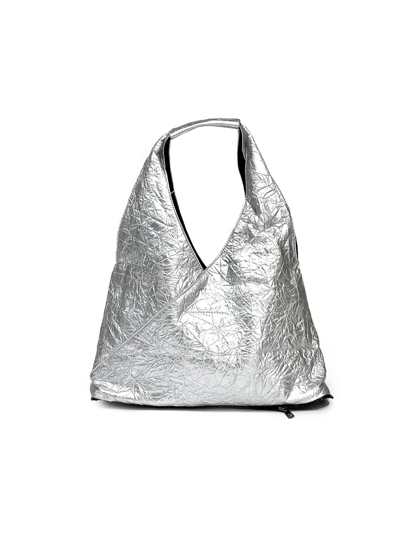 MM6 Silver Zip Pouch