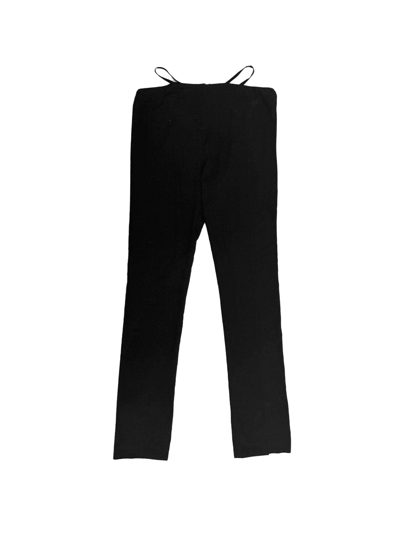 MQUEYT Black Onyx Waist Cutout Trousers