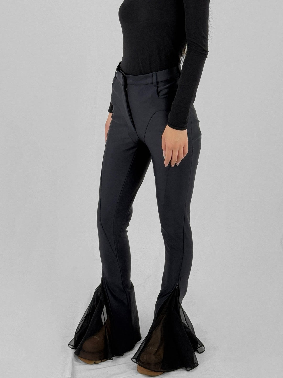 MUGLER Black Trousers