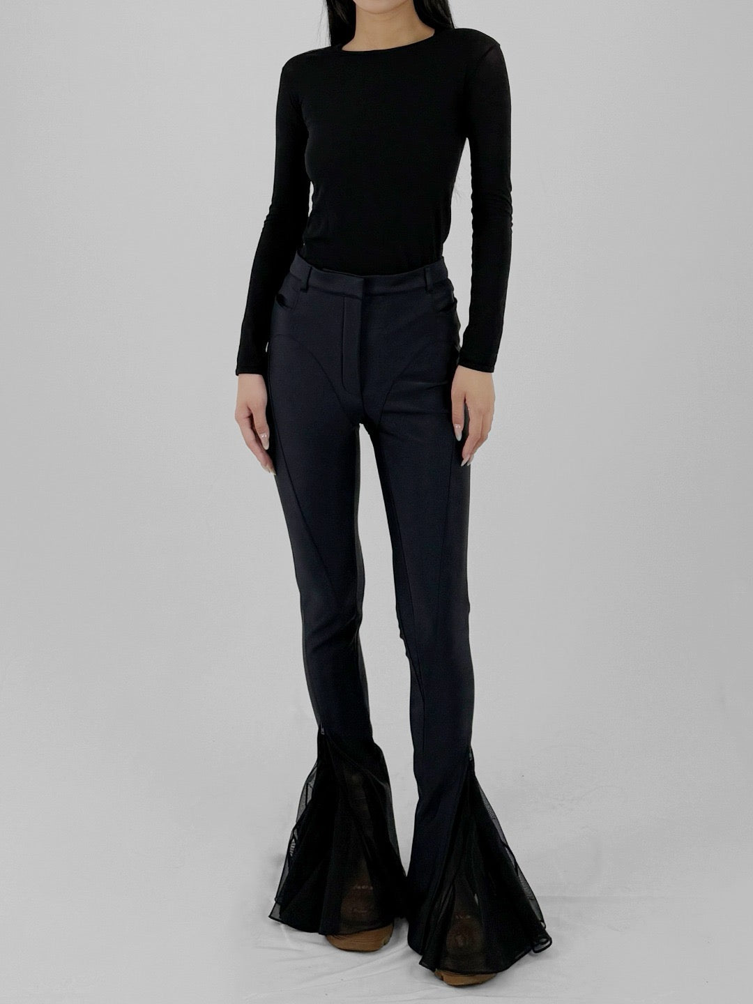 MUGLER Black Trousers