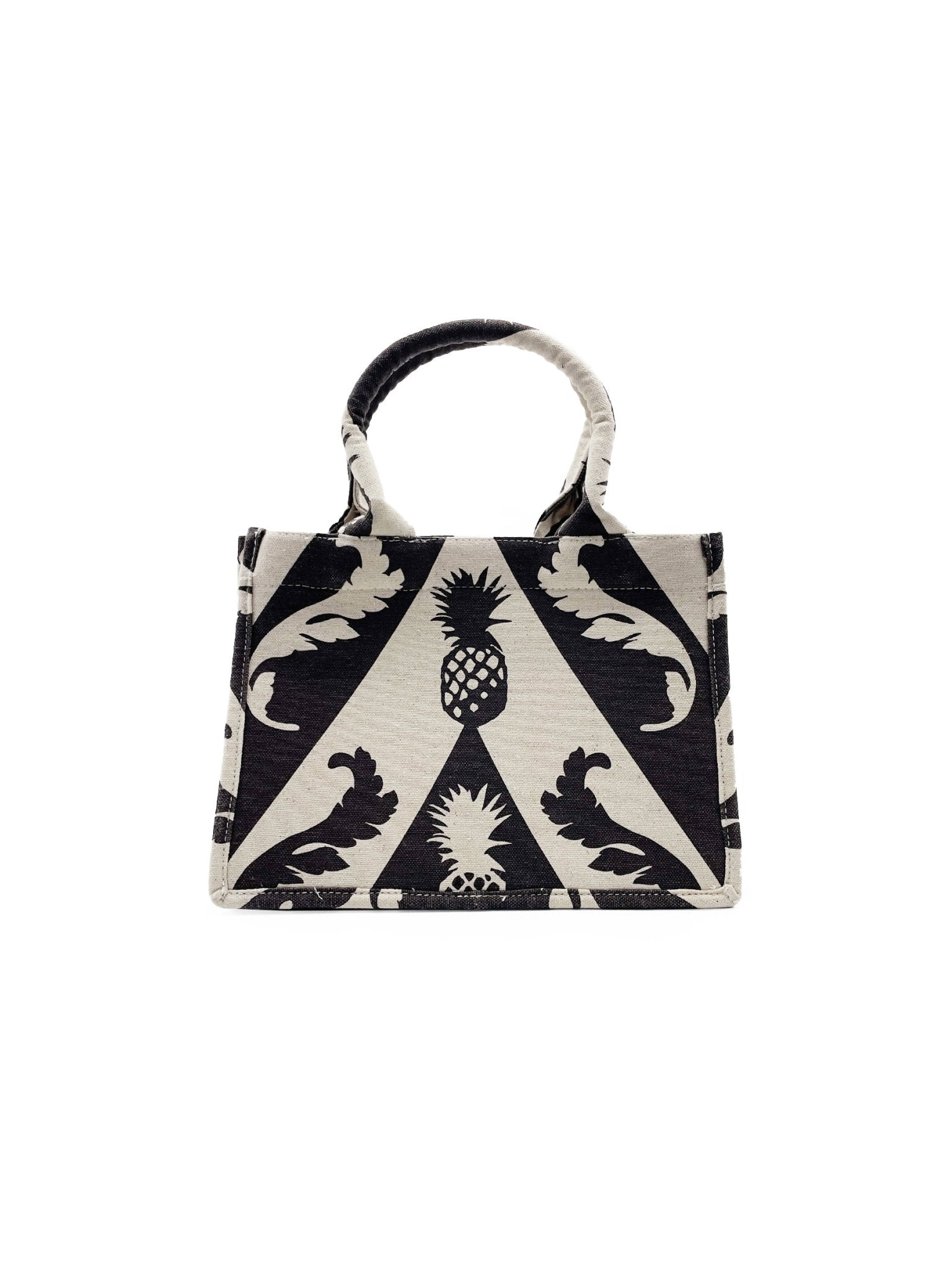 NEWGEN Dark Brown And Cream Giles Designer Tote Bag