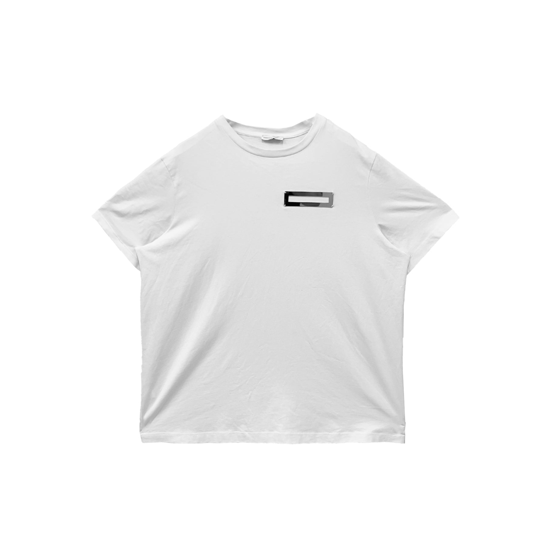NICCOLO PASQUALETTI - SIGILLO TEE - Cotton Jersey, Steel Elements - SS24 - White