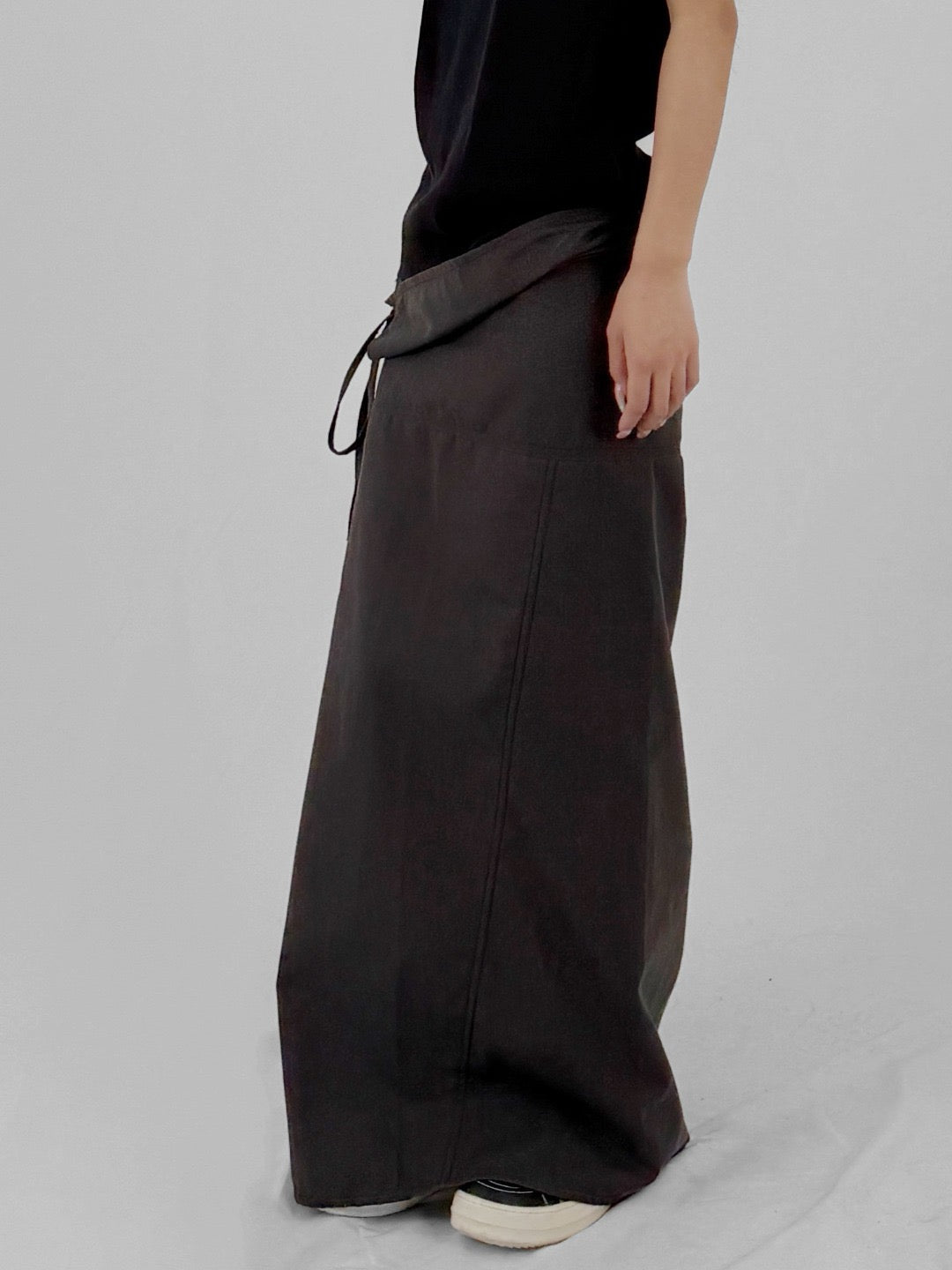 NICCOLO PASQUALETTI Walnut Polyester Canvas Spago Skirts