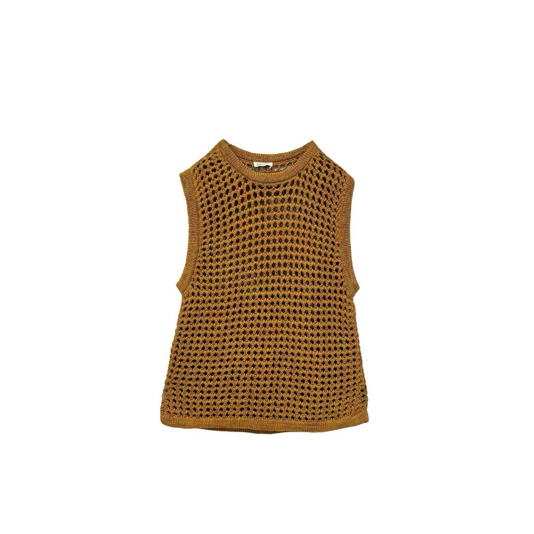 NICHOLAS DALEY - CLASSIC TWO POCKET SHIRT - SS24 - ORANGE MUSTARD