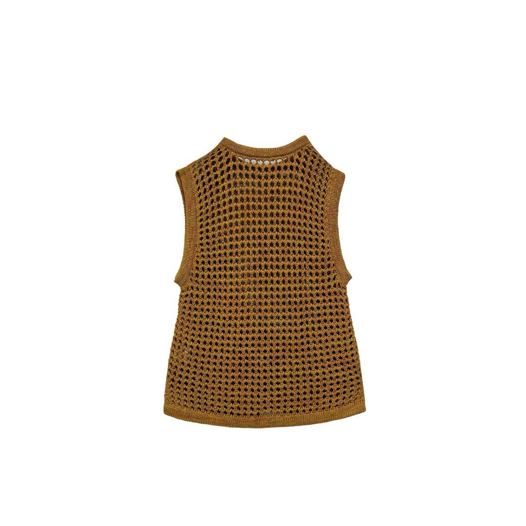 NICHOLAS DALEY - CLASSIC TWO POCKET SHIRT - SS24 - ORANGE MUSTARD