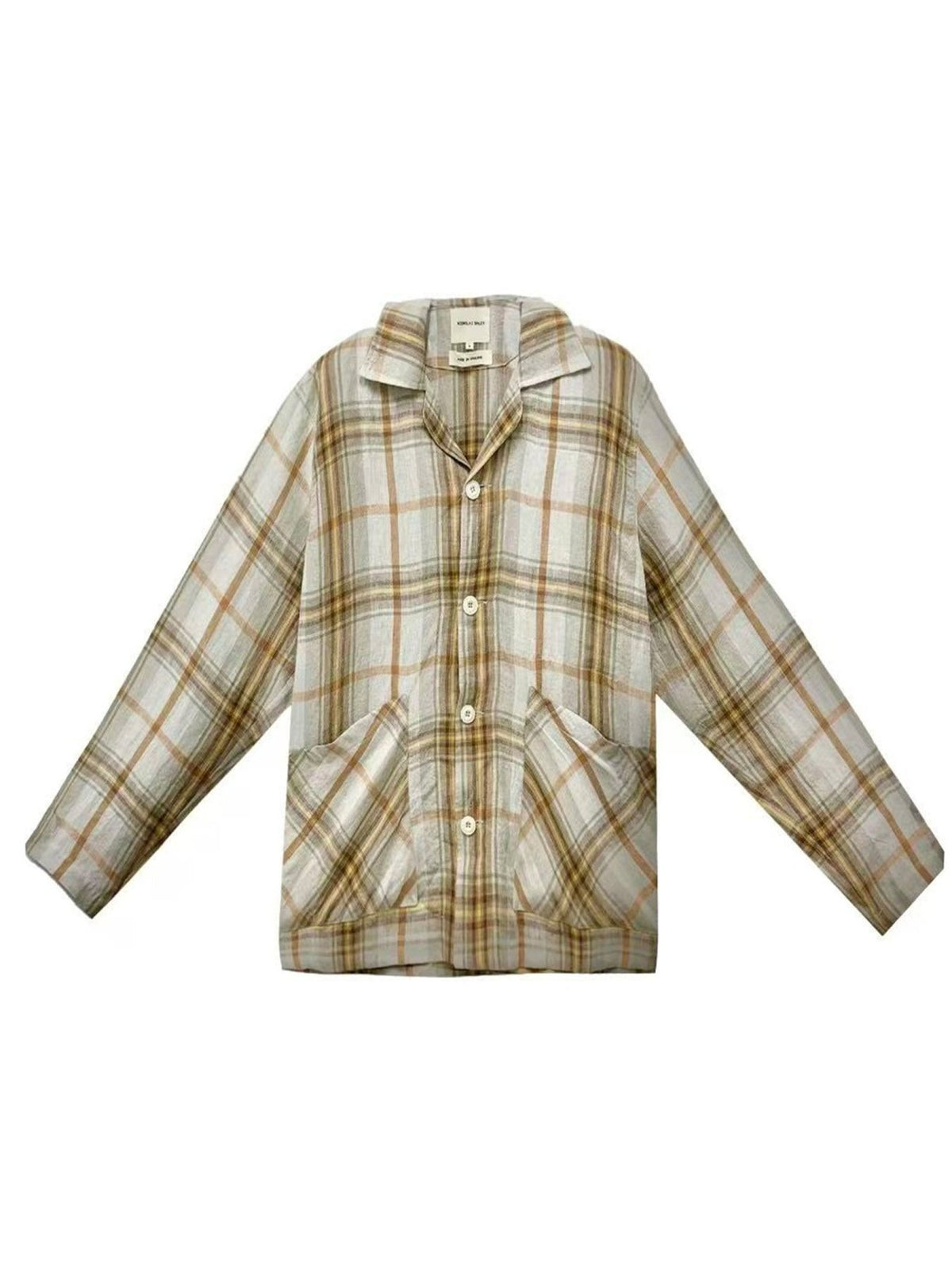 NICHOLAS DALEY Nd Summer Tartan 3 Pocket Collarled Cardigans