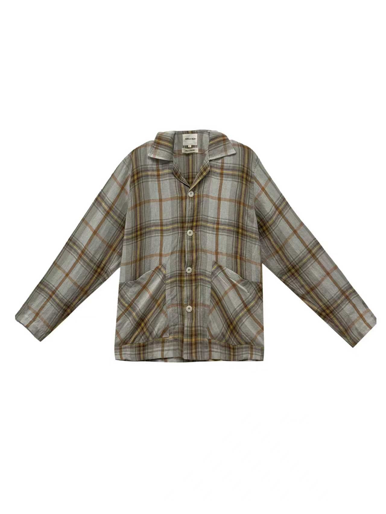 NICHOLAS DALEY Nd Summer Tartan 3 Pocket Collarled Cardigans