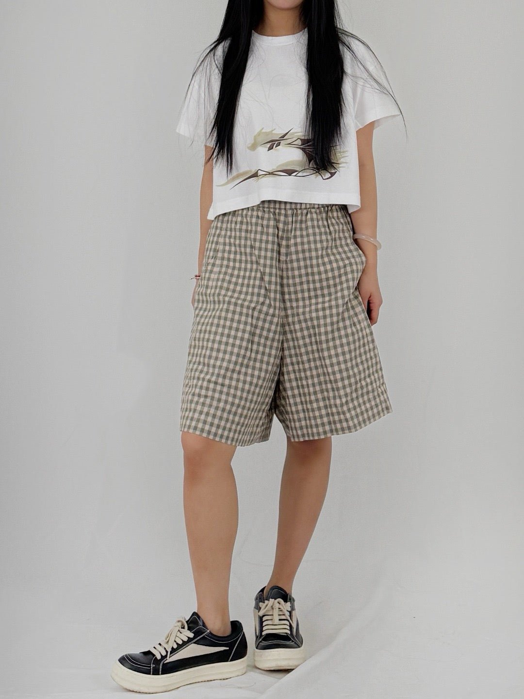 NICHOLAS DALEY Nd Summer Tartan Wrap Short Trousers