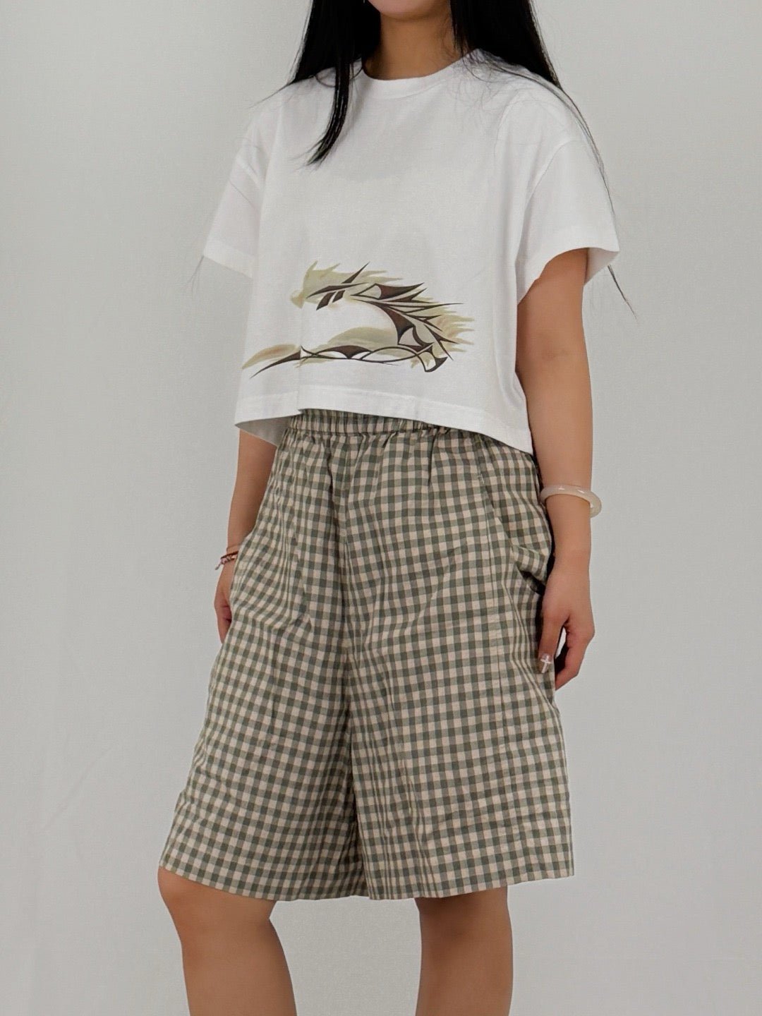 NICHOLAS DALEY Nd Summer Tartan Wrap Short Trousers