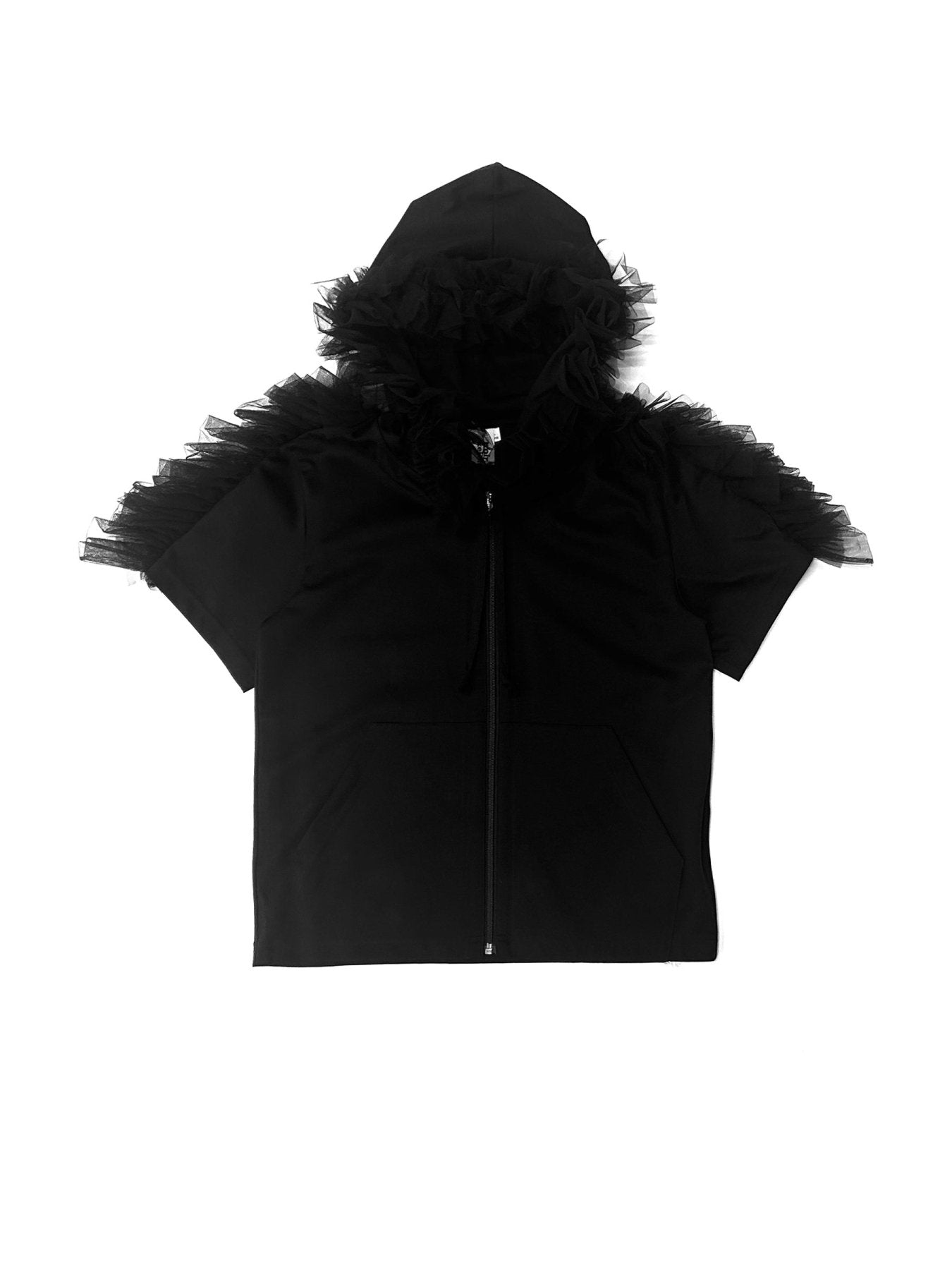 NOIR KEI NINOMIYA Black Ladies Hooded T Shirt