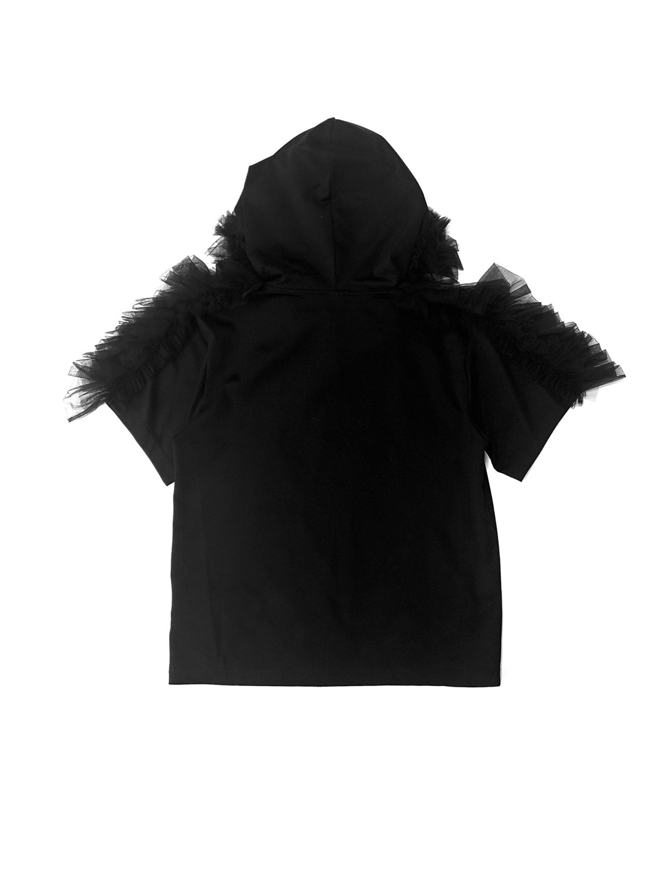 NOIR KEI NINOMIYA Black Ladies Hooded T Shirt