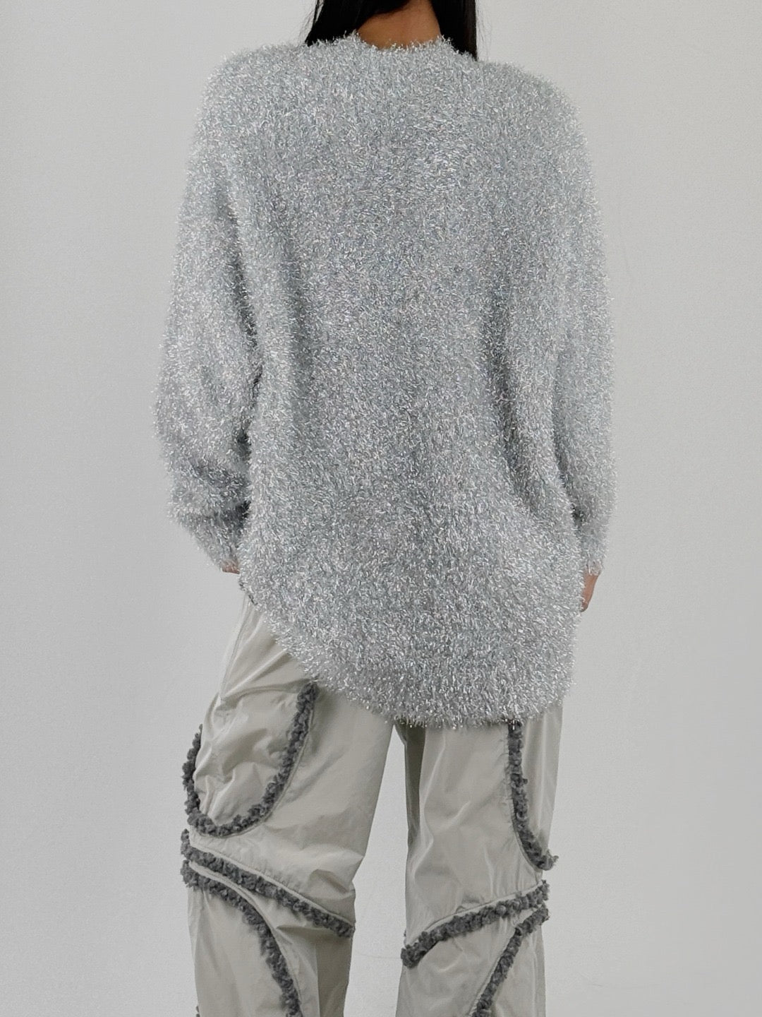 NOIR KEI NINOMIYA - Ladies Sweater - AW25 - silver