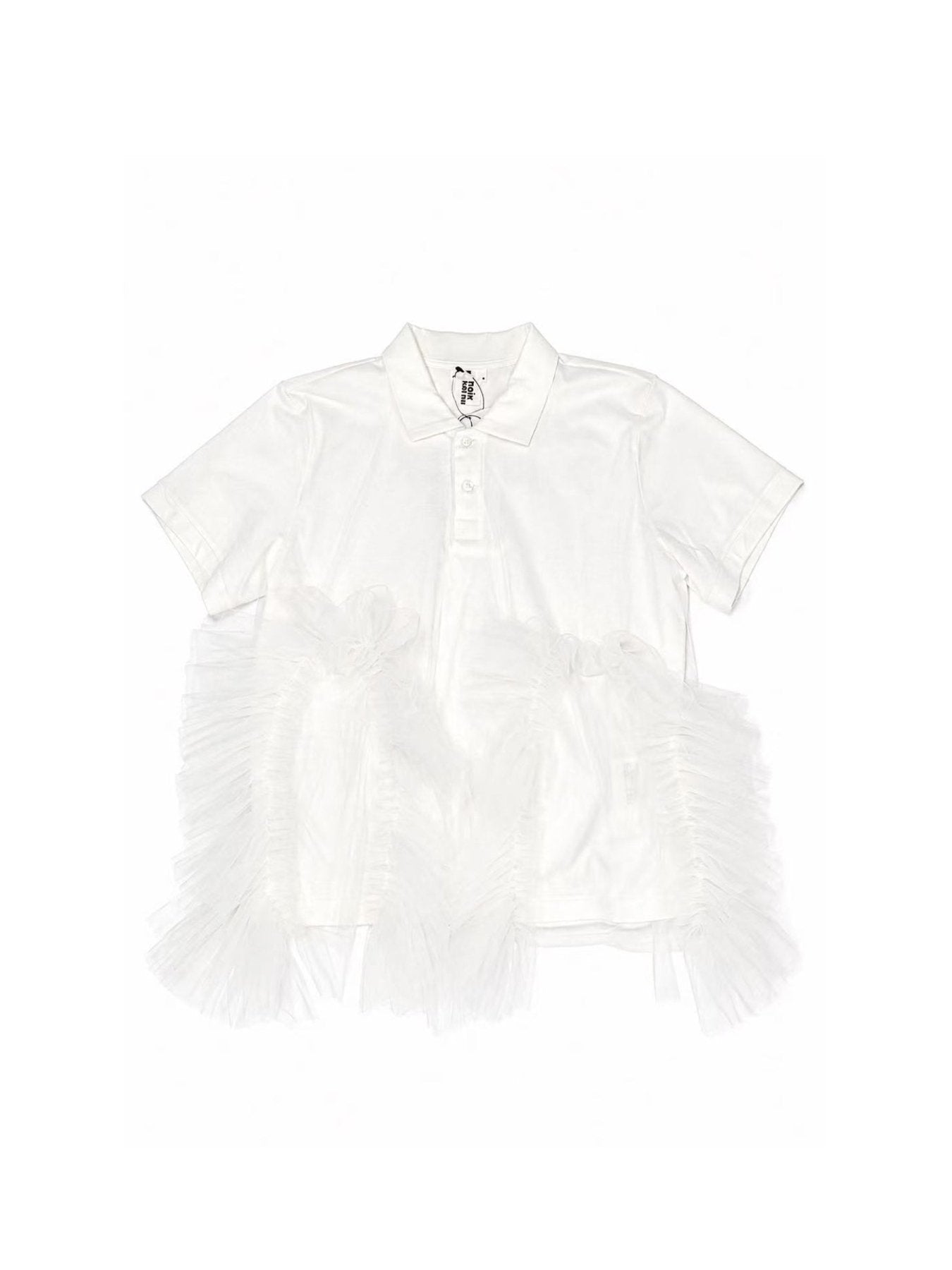 NOIR KEI NINOMIYA White Ladies Polo Shirt