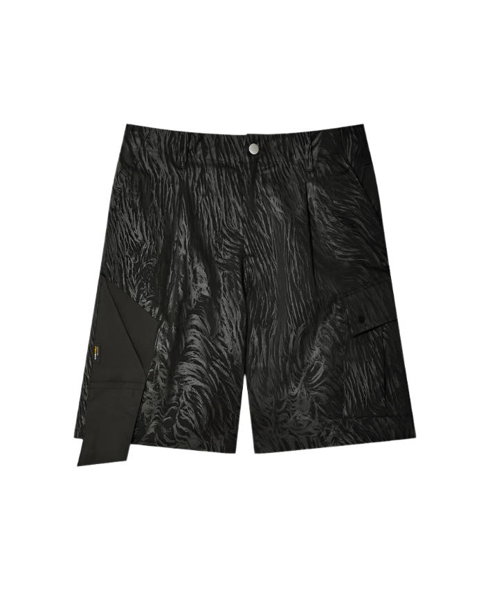 OLLY SHINDER - Gardiner Shorts With Knife Pocket Camoflage - SS25 - BLACK